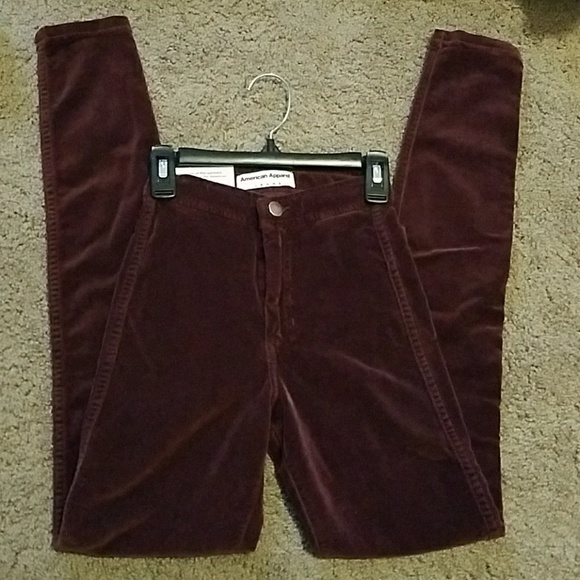 American Apparel Denim - American Apparel Truffle Velvet